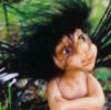 Black and White Winged Faery