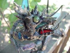 the blue dragon's head