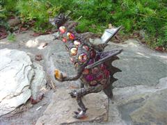 First Dragon Outside - left side