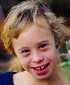 Sarah in the backyard 1997